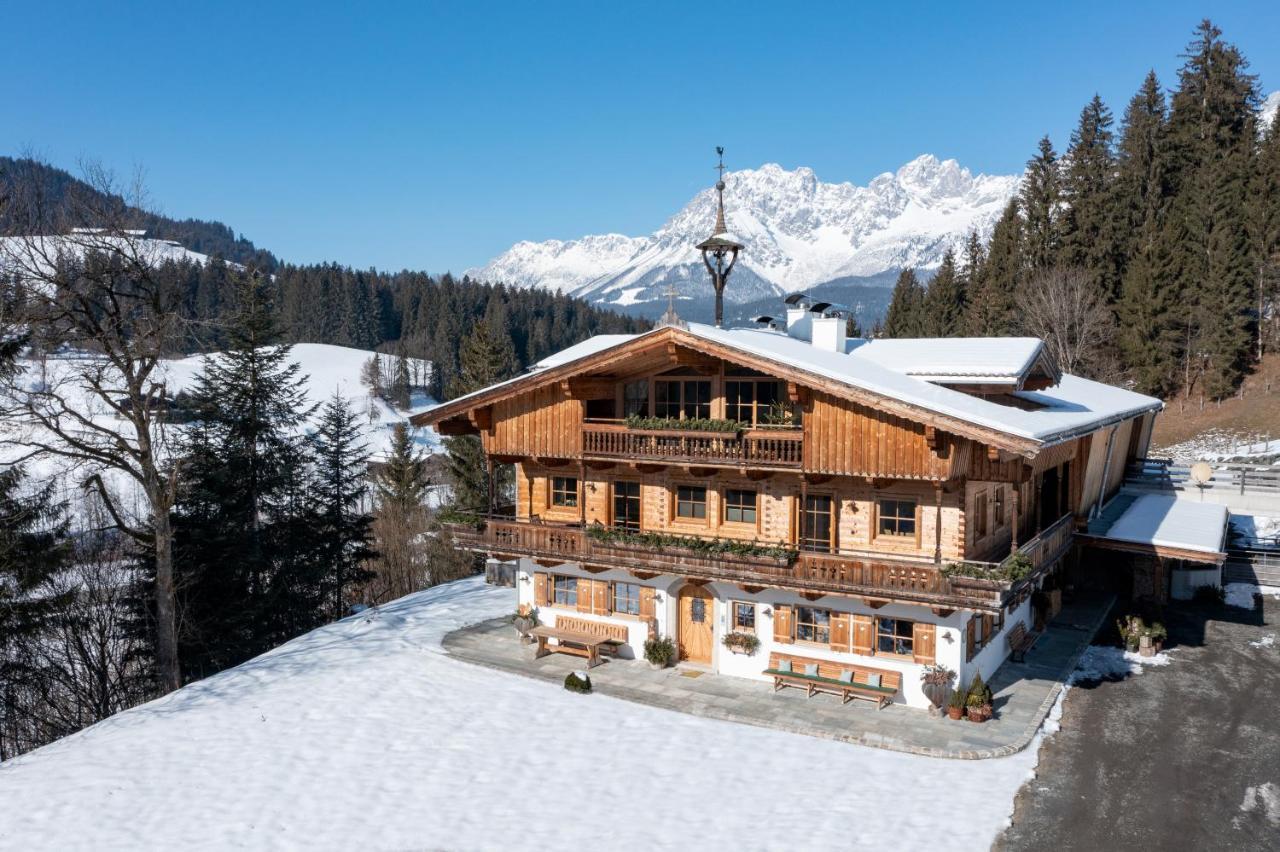 Luxusappartement Alpenliebe Oberndorf in Tirol Exterior foto